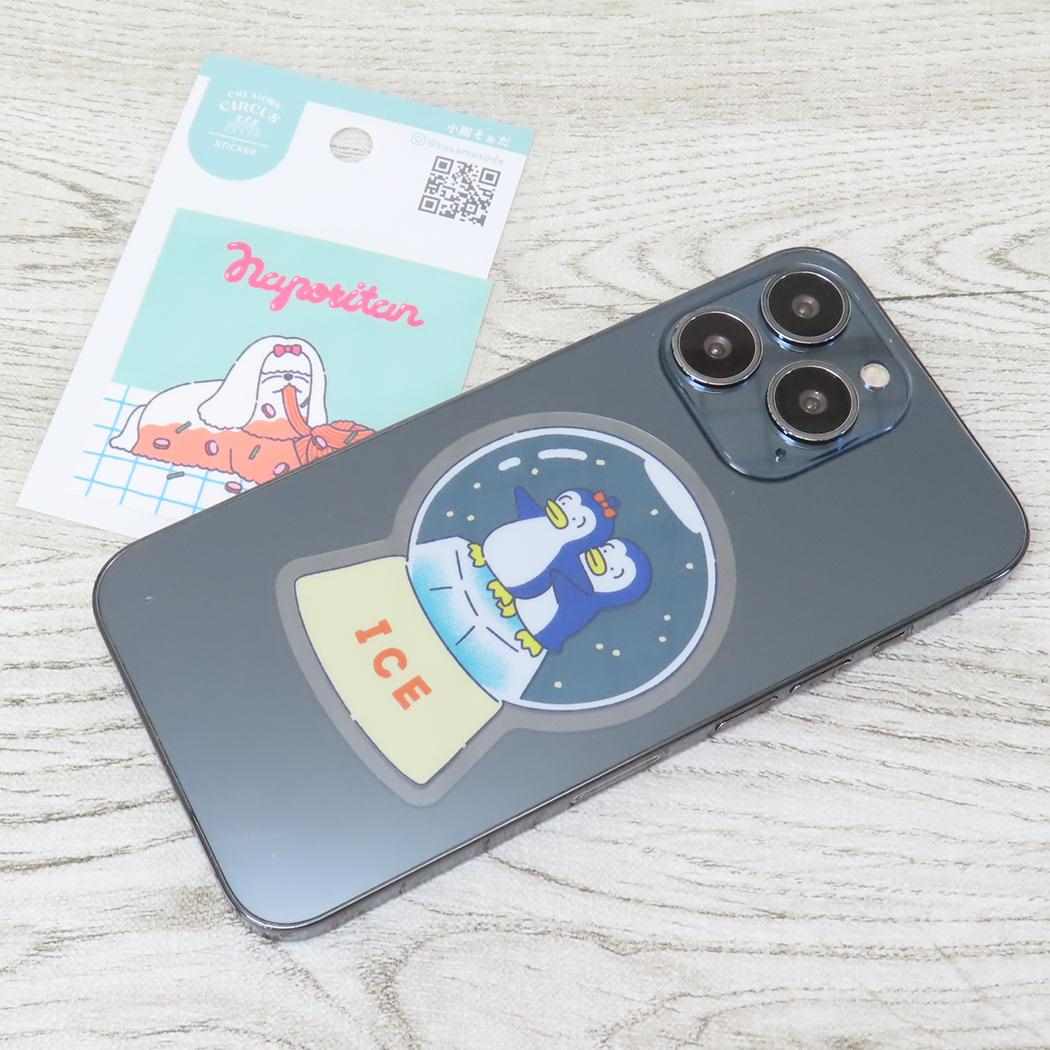 CREATORS CIRCUS クリエイターズサーカス ステッカー 小雨そぉだ ナポリタン犬 フロンティア 耐水 耐光 デコシール スマホステッカー メール便可