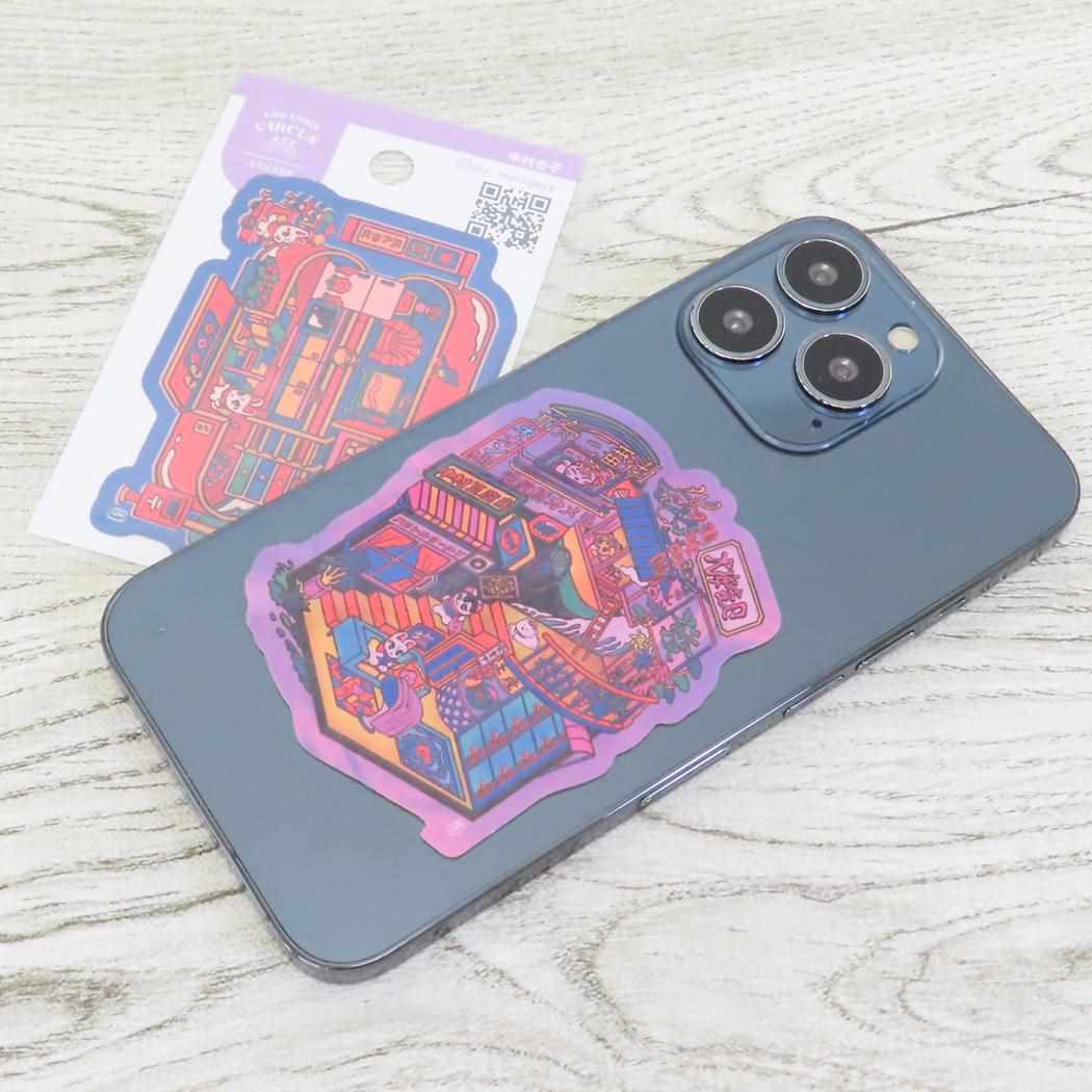 CREATORS CIRCUS クリエイターズサーカス ステッカー 中村 杏子 パラレル三番街 フロンティア 耐水 耐光 デコシール スマホステッカー メール便可