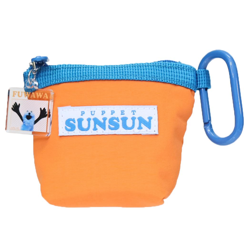パペットスンスン ミニポーチ イヤホンポーチ MARKET マーケット PUPPET SUNSUN フロンティア 小物入れ キャラクター グッズ シネマコレクション
