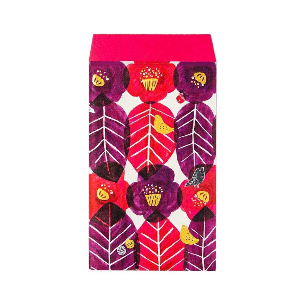 ROKKAKU x misuzu uta みすゞうた ポチ袋 ぽち袋 2枚入り 郵便局の椿 フタバ 箔押し 金子みすゞ お年玉 お盆玉 グッズ メール便可 シネマコレクション
