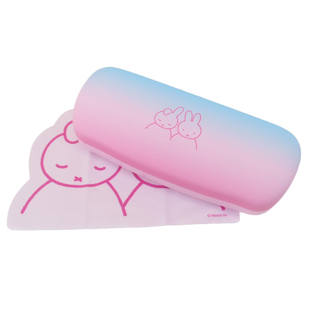 ミッフィー 眼鏡ケース メガネケース&クロスセット miffy&dan ディックブルーナ Green Flash ハードタイプ 絵本キャラクター グッズ シネマコレクション