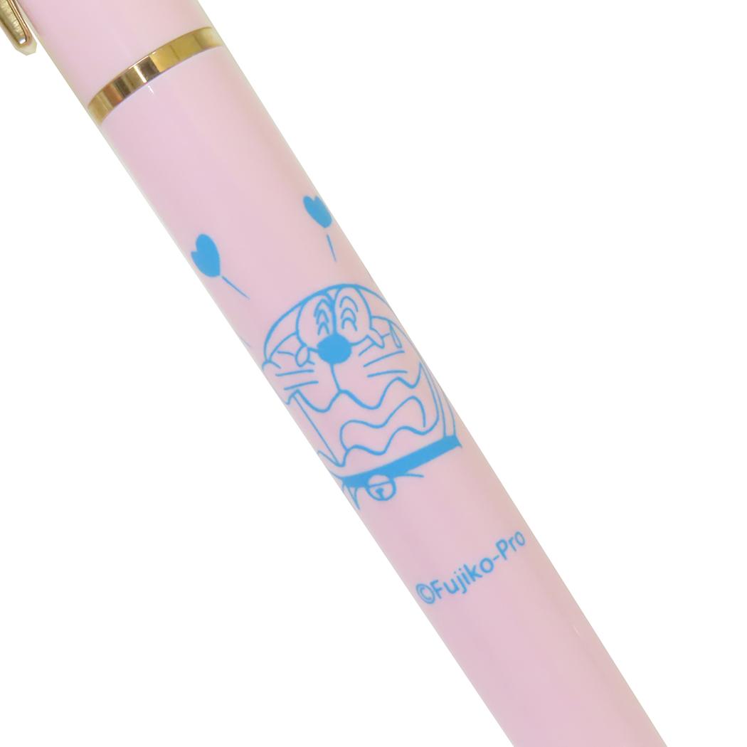 ボールペン ノック式 ボールペン ドラえもん PINK 藤子F不二雄 Green Flash 新学期準備文具 アニメメール便可