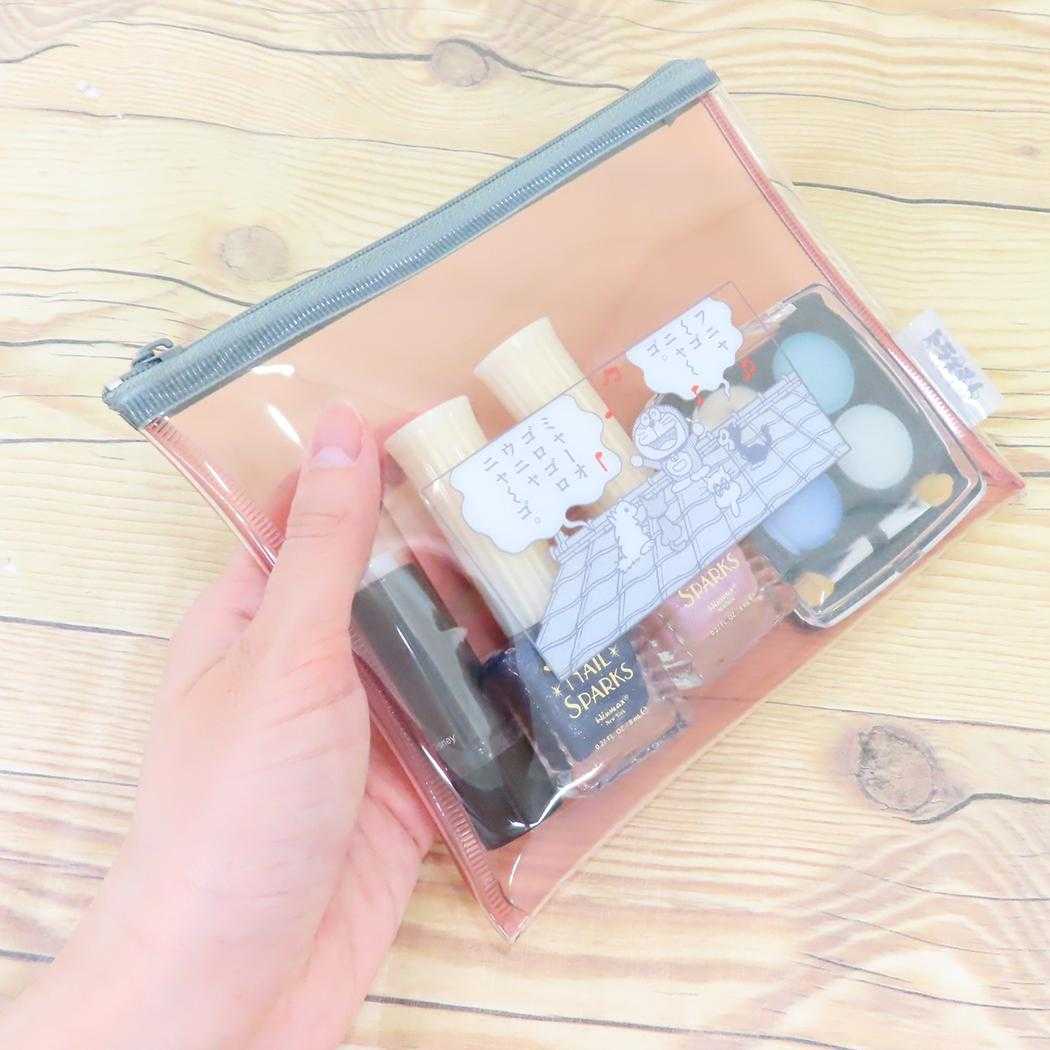 PVCポーチ コスメポーチ ドラえもん CORAL 藤子F不二雄 Green Flash 小物入れ アニメメール便可