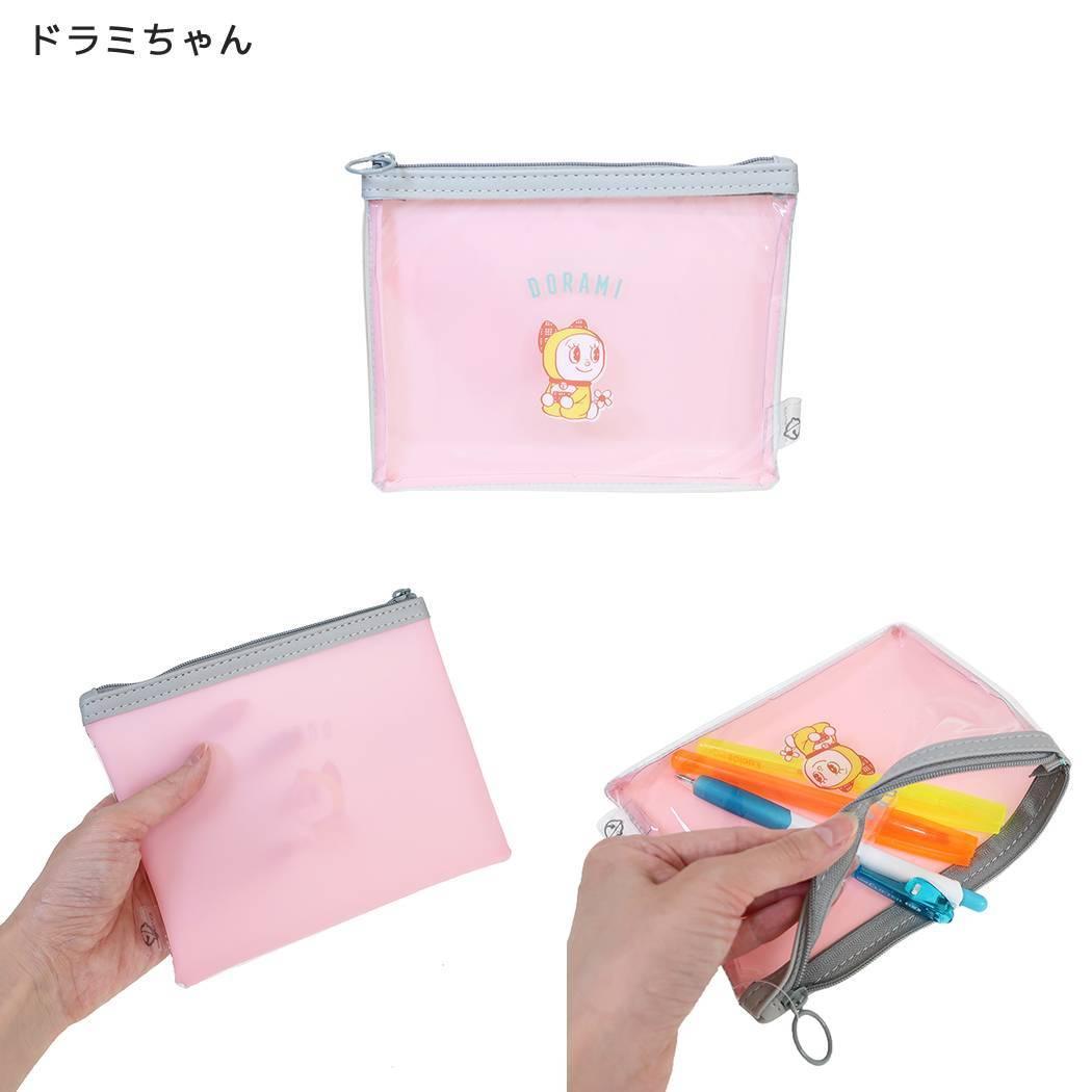 ドラえもん 筆箱 PVC ペンポーチ ペンケース ドラミちゃん 藤子F不二雄 Green Flash