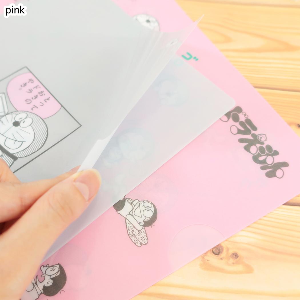 ドラえもん クリアフォルダー クリアファイルセット A4 A5 pink 藤子F不二雄 Green Flash