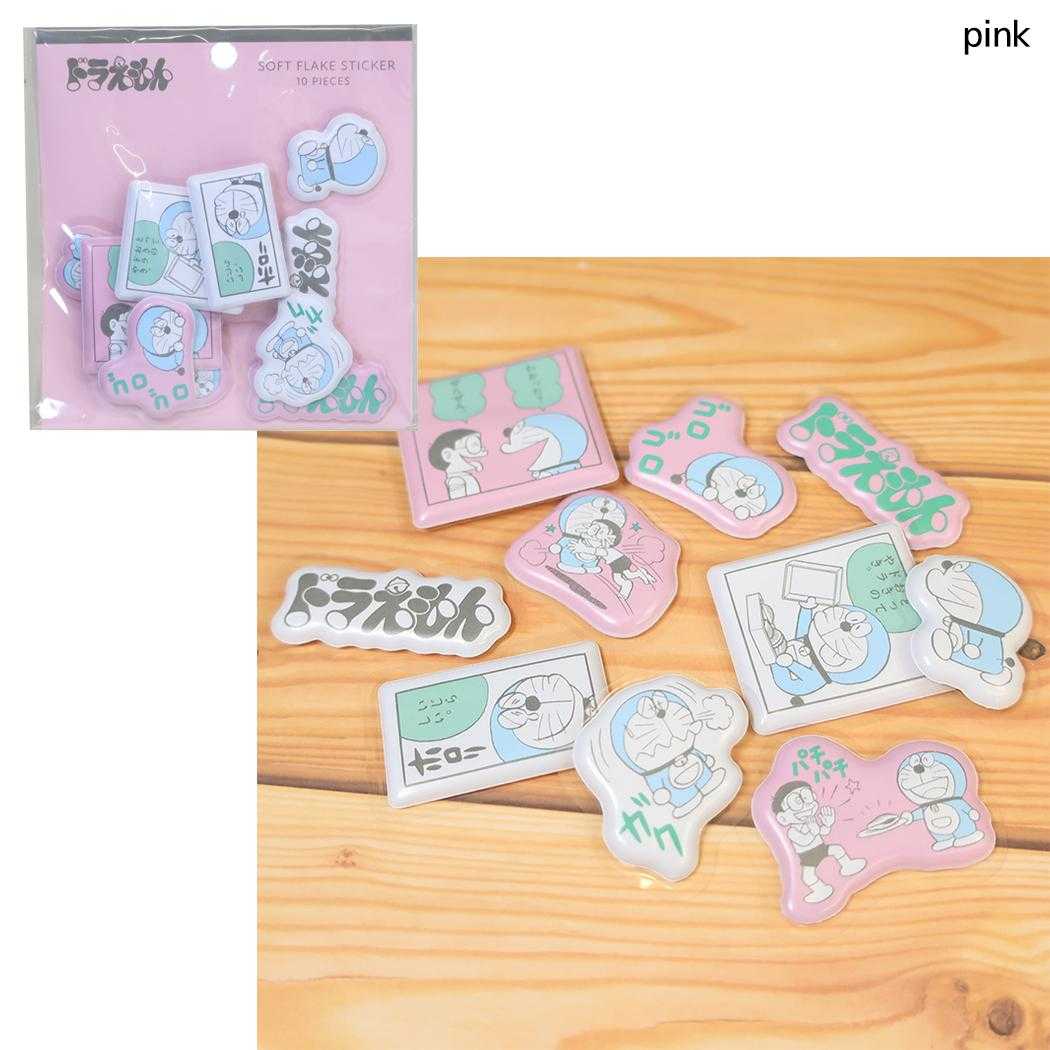 ドラえもん フレークシール ぷっくりフレークシール pink 藤子F不二雄 Green Flash