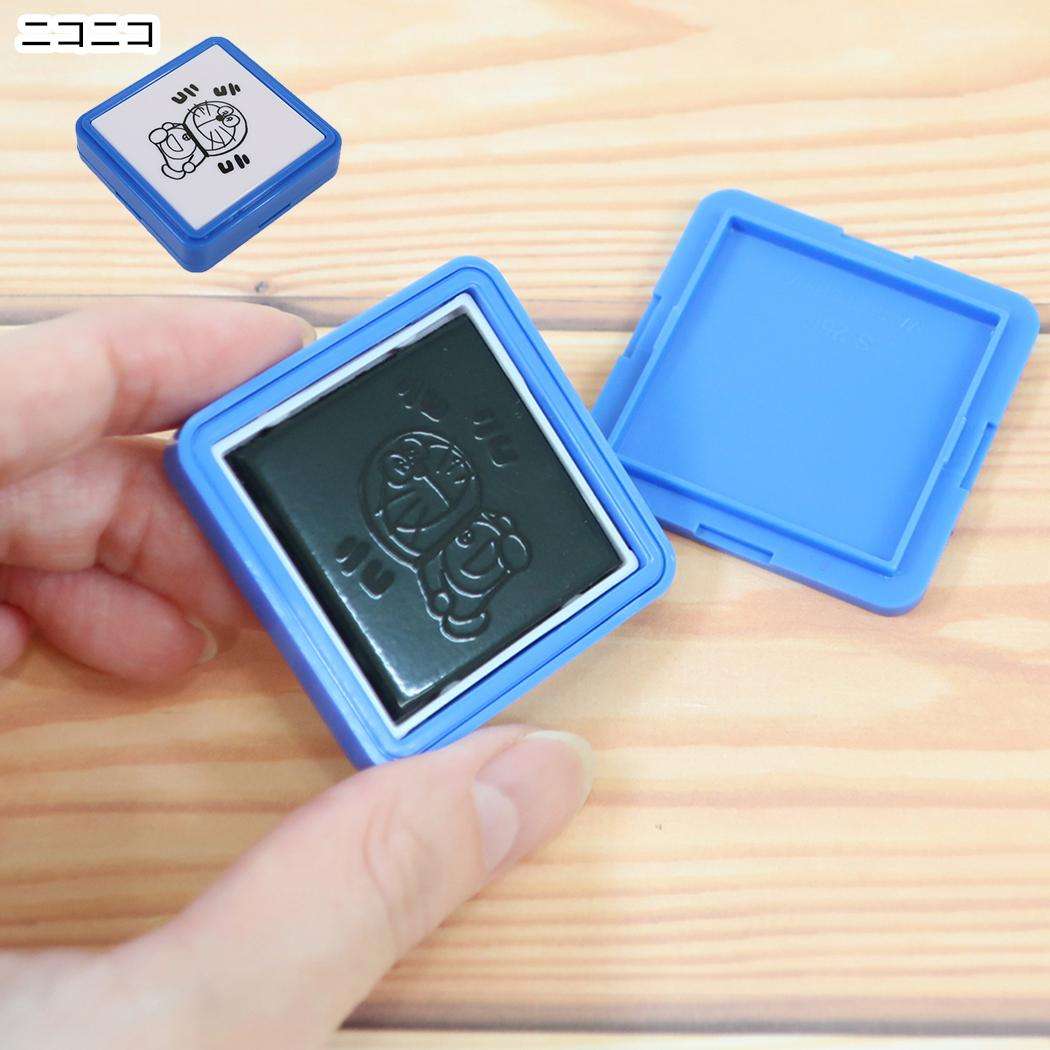 ドラえもん ハンコ 浸透印スタンプ ニコニコ 藤子F不二雄 Green Flash