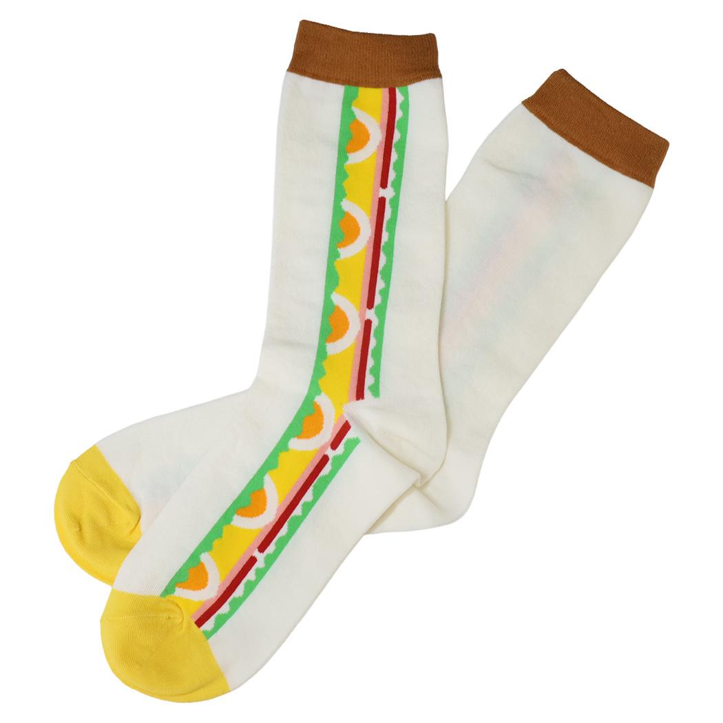 garapagosocks 女性用靴下 靴下 たまごサンド Green Flash プレゼント おもしろ雑貨 グッズ メール便可 シネマコレクション