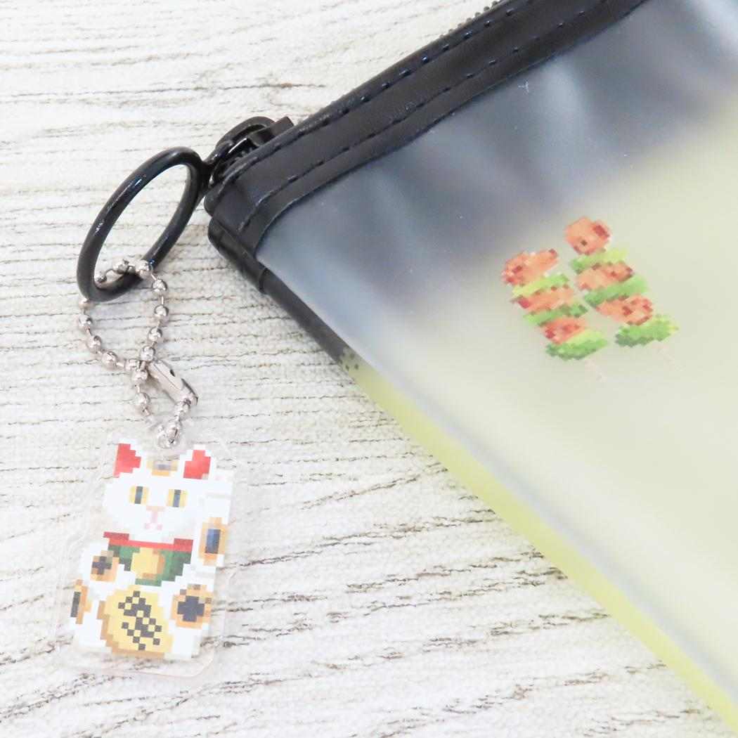 PVCポーチ コスメポーチ ピクセルック 居酒屋 Green Flash 小物入れ かわいい メール便可