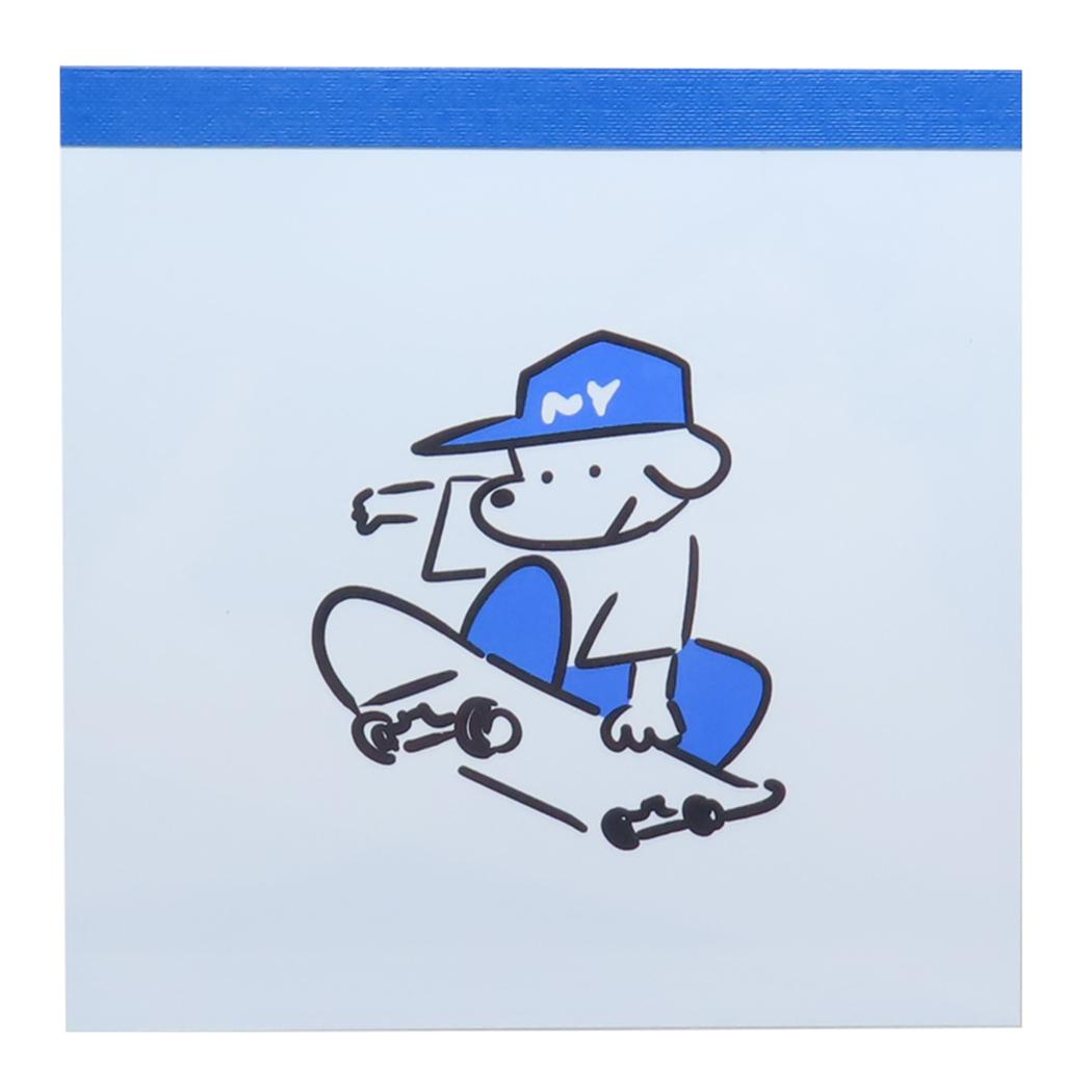 スケータージョン Skater JOHN メモ帳 メモパッド スクエア action シバチャン Green Flash 100枚綴り キャラクター グッズ メール便可 シネマコレクション