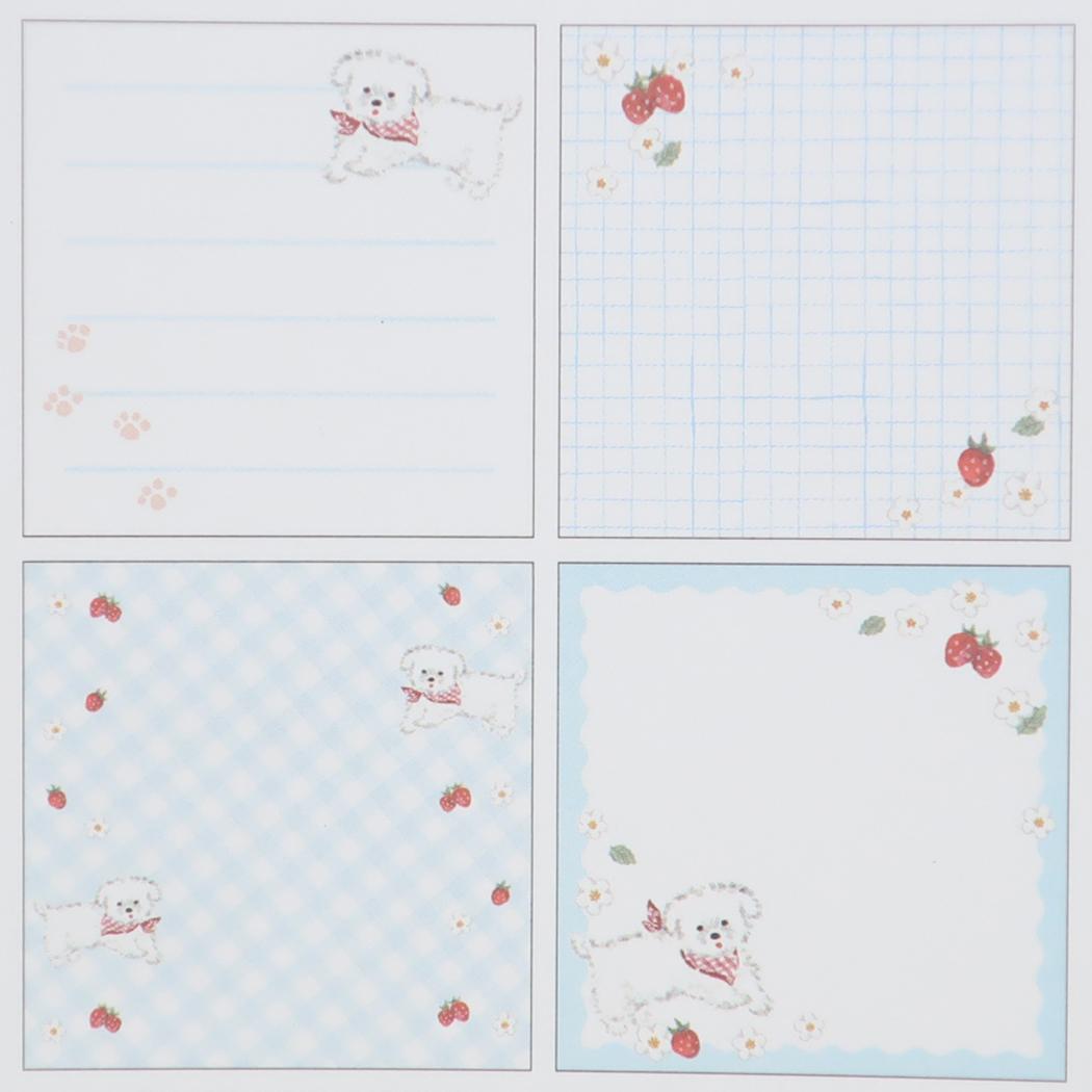 メモパッド メモ帳 利光春華 strawberry dog Green Flash 新学期準備文具 おしゃれ メール便可