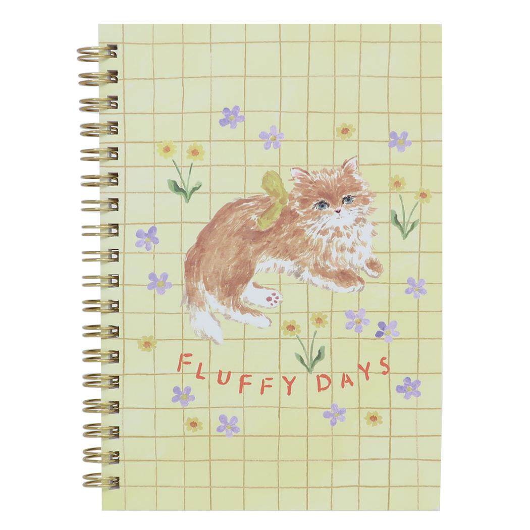 利光春華 リングノート B6リングノート yellow ribbon cat Green Flash 新学期準備文具 おしゃれ グッズ メール便可 シネマコレクション