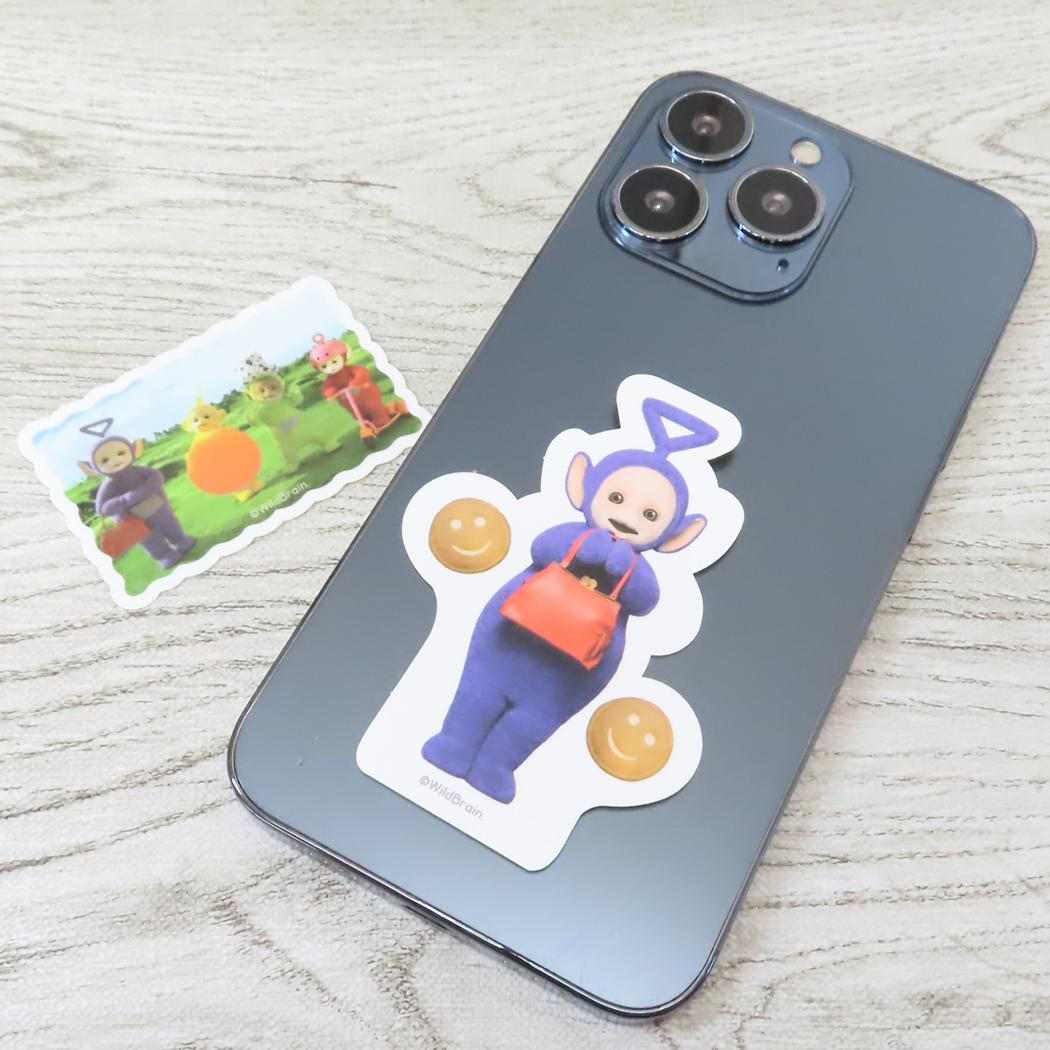 ステッカーセット ダイカットシール テレタビーズ Tinky Winky Green Flash デコシール メール便可