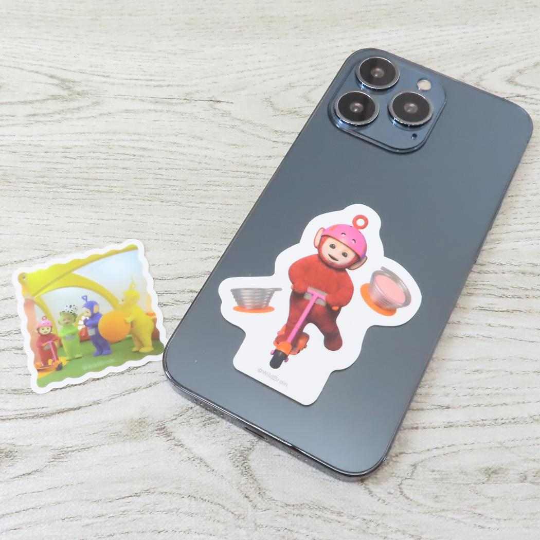 ステッカーセット ダイカットシール テレタビーズ Po Green Flash デコシール メール便可