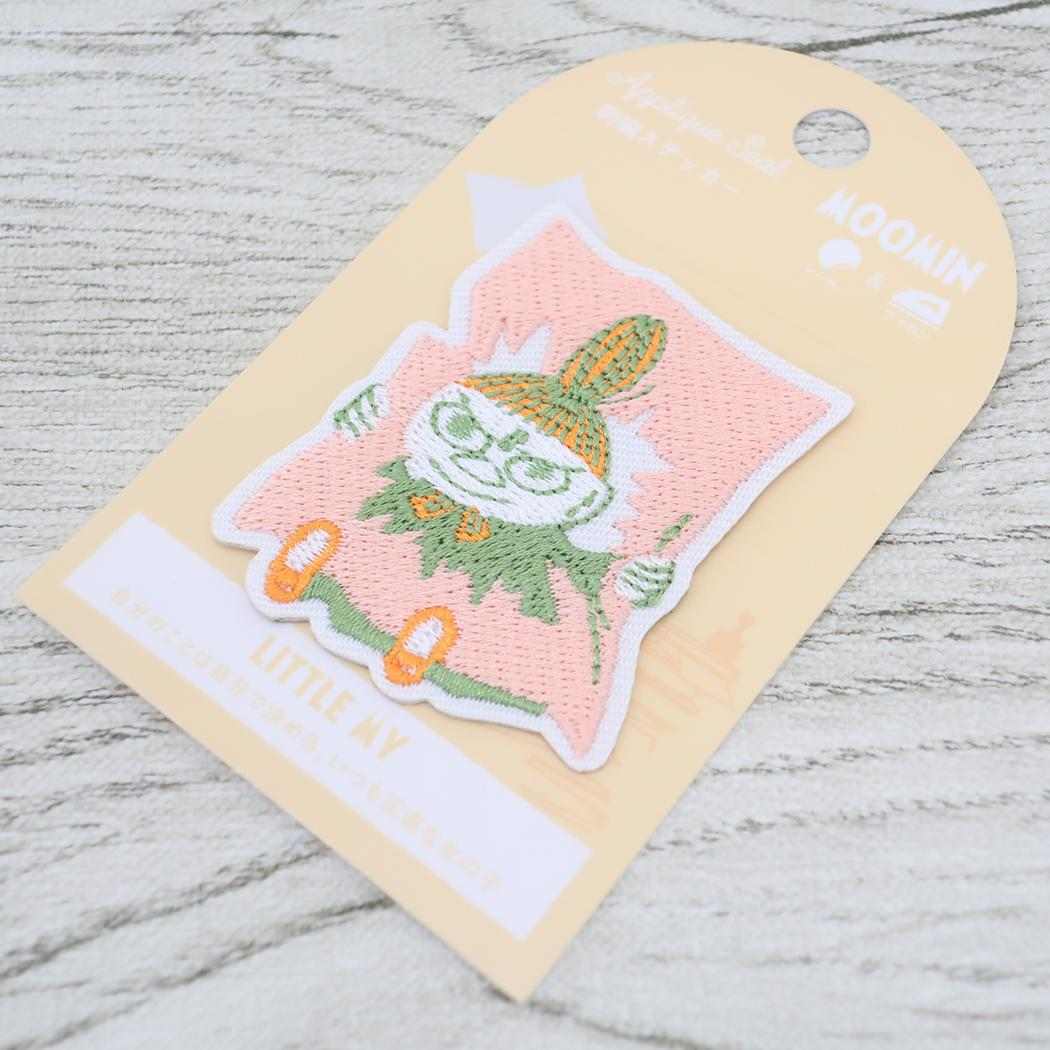 刺繍ステッカー ワッペン ムーミン リトルミイ 黄 北欧 学研ステイフル 手芸用品 メール便可