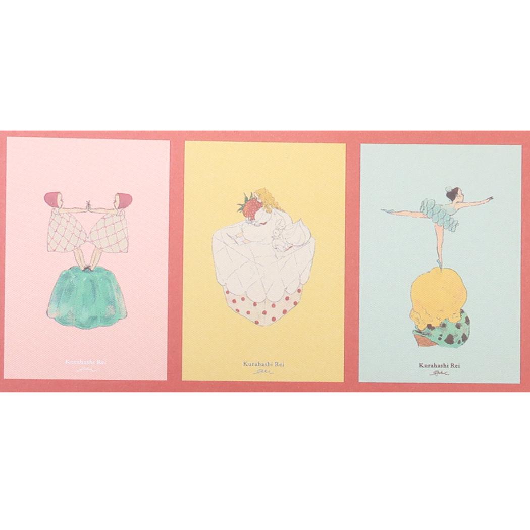 缶入りポストカード POSTCARD くらはしれい YE 学研ステイフル 小物入れ おしゃれ レトロ ガーリー
