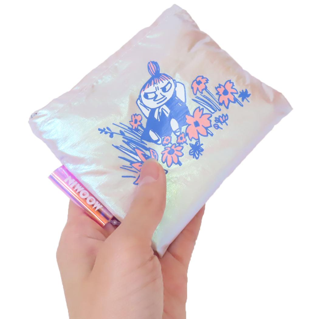 オーロラエコバッグ ショッピングバッグ ムーミン パープル 北欧 学研ステイフル お買い物かばん メール便可