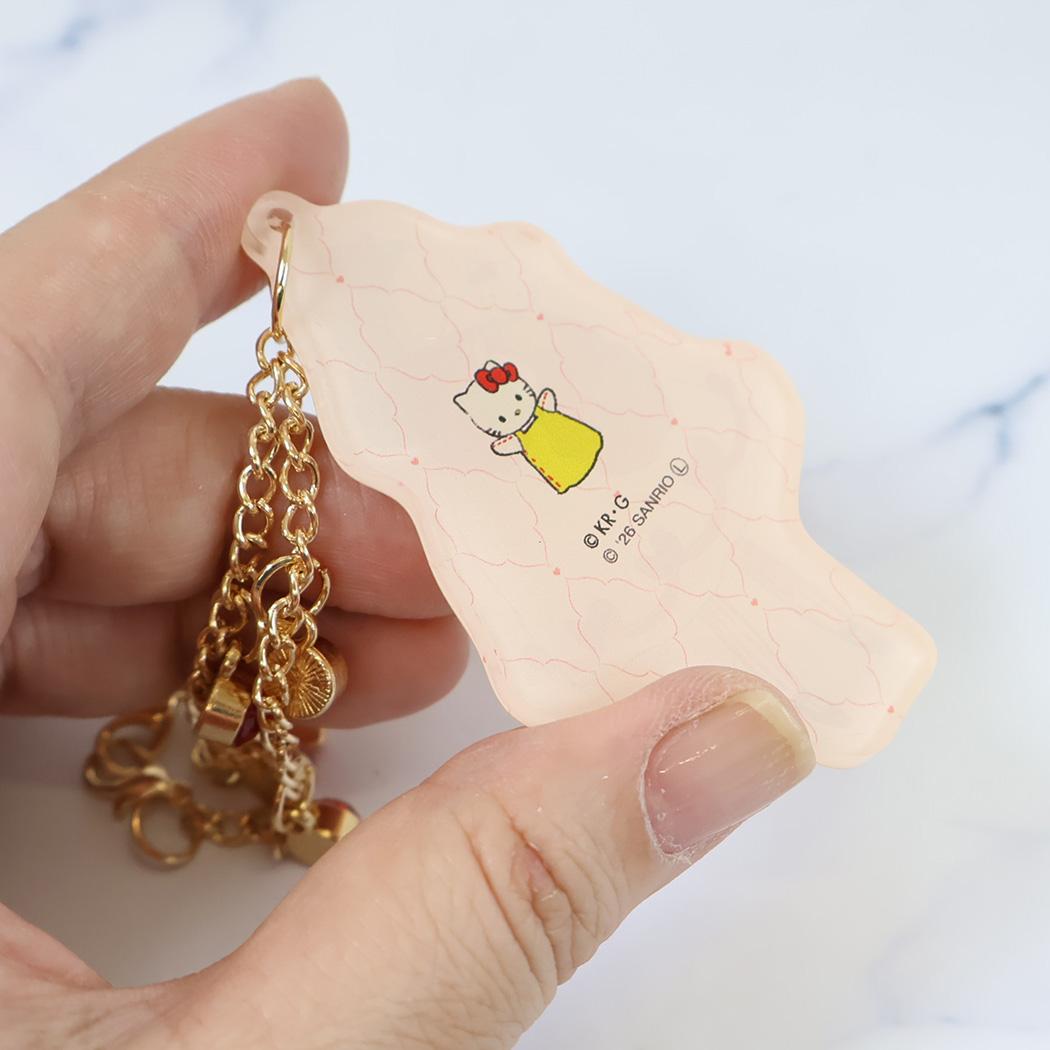 サンリオキャラクターズxくらはしれい キーホルダー アクリルチャーム ハローキティ 赤 学研ステイフル