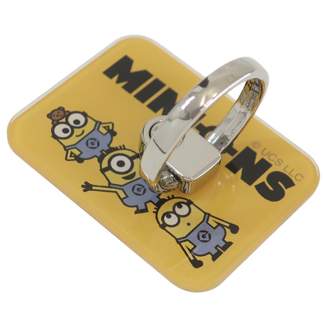 マルチリング スマホアクセ 怪盗グルー ミニオンズ MINIONS ユニバーサル映画 グルマンディーズ スマホリング スマホスタンド 映画メール便可