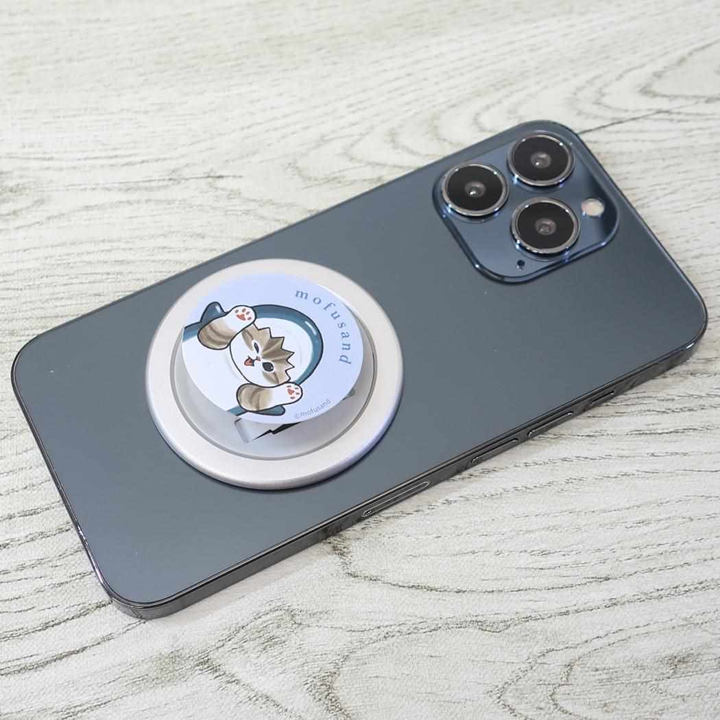 CHIP-POP スマホアクセ モフサンド サメにゃん mofusand グルマンディーズ スマホスタンド メール便可