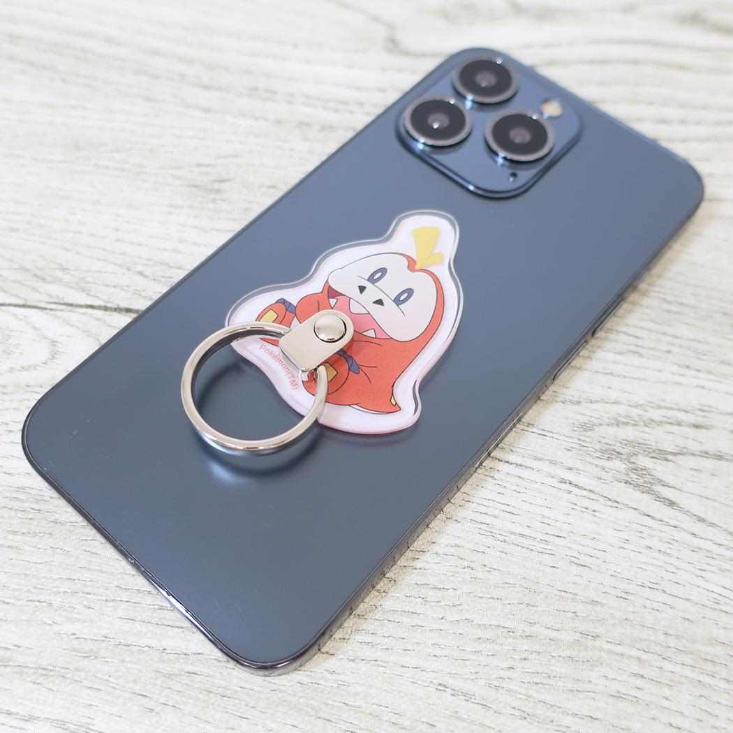 ダイカットマルチリング スマホリング ポケットモンスター ホゲータ ポケモン グルマンディーズ スマホ かわいい スマホリング メール便可