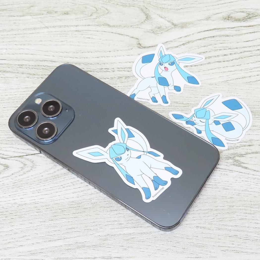モバイルステッカー ダイカットシール ポケットモンスター グレイシア ポケモン グルマンディーズ デコシール デコステッカー メール便可