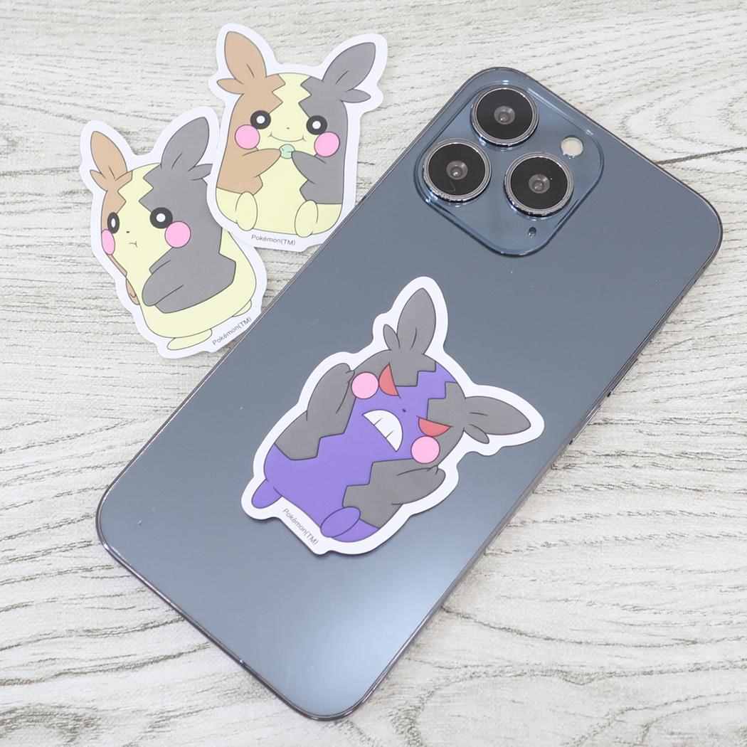 モバイルステッカー ダイカットシール ポケットモンスター モルペコ ポケモン グルマンディーズ デコシール デコステッカー メール便可