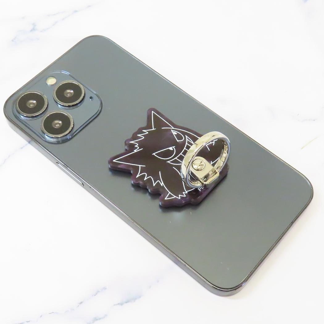 ダイカットマルチリング スマホリング ポケットモンスター ゲンガー ポケモン グルマンディーズ かわいい スマホアクセ メール便可