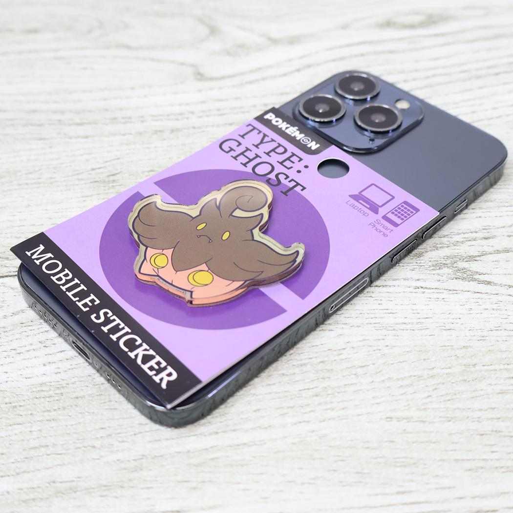 アクリルモバイルステッカー ダイカットステッカー ポケットモンスター バケッチャ ポケモン グルマンディーズ スマホステッカー デコシール メール便可