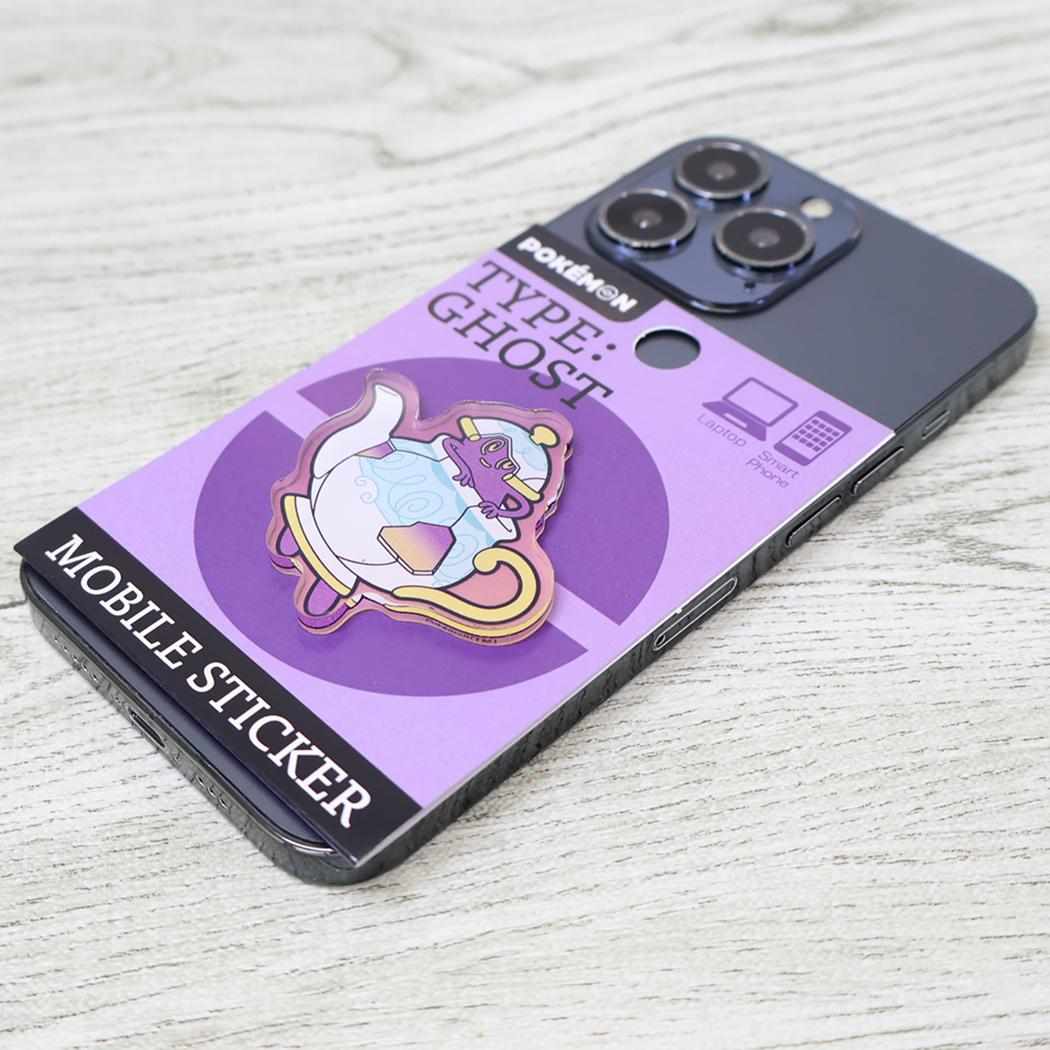 アクリルモバイルステッカー ダイカットステッカー ポケットモンスター ポットデス ポケモン グルマンディーズ スマホステッカー デコシール メール便可
