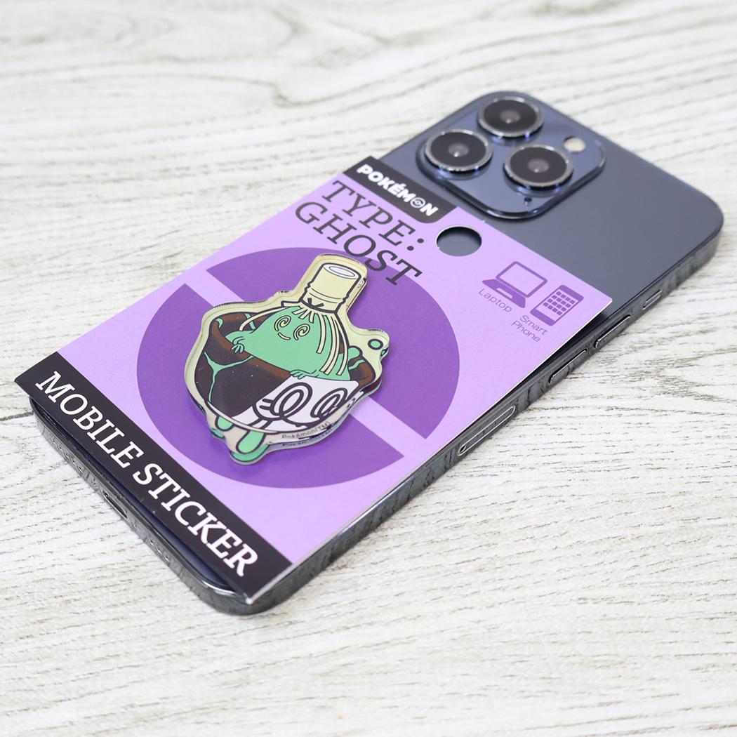 アクリルモバイルステッカー ダイカットステッカー ポケットモンスター ヤバソチャ ポケモン グルマンディーズ スマホステッカー デコシール メール便可