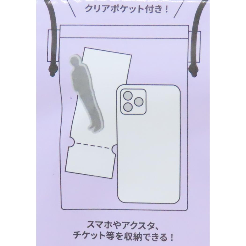 IIIIpocket Clear スマートフォンポーチ スマホポーチ シナモロール サンリオ グルマンディーズ 小物入れ メール便可