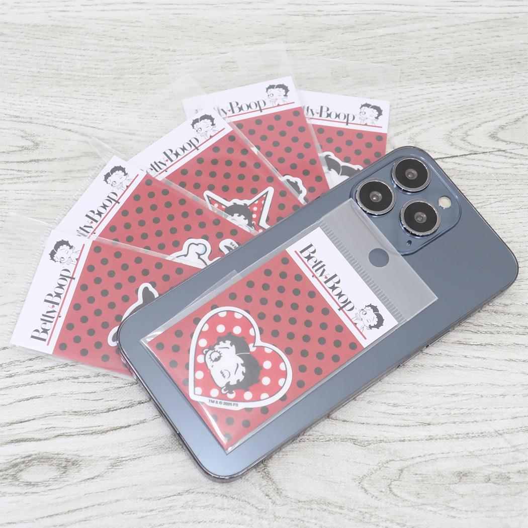 グリッターダイカットステッカー ダイカットシール ベティブープ #SASSY BETTY BOOP ゼネラルステッカー デコステッカー 耐水耐光 メール便可
