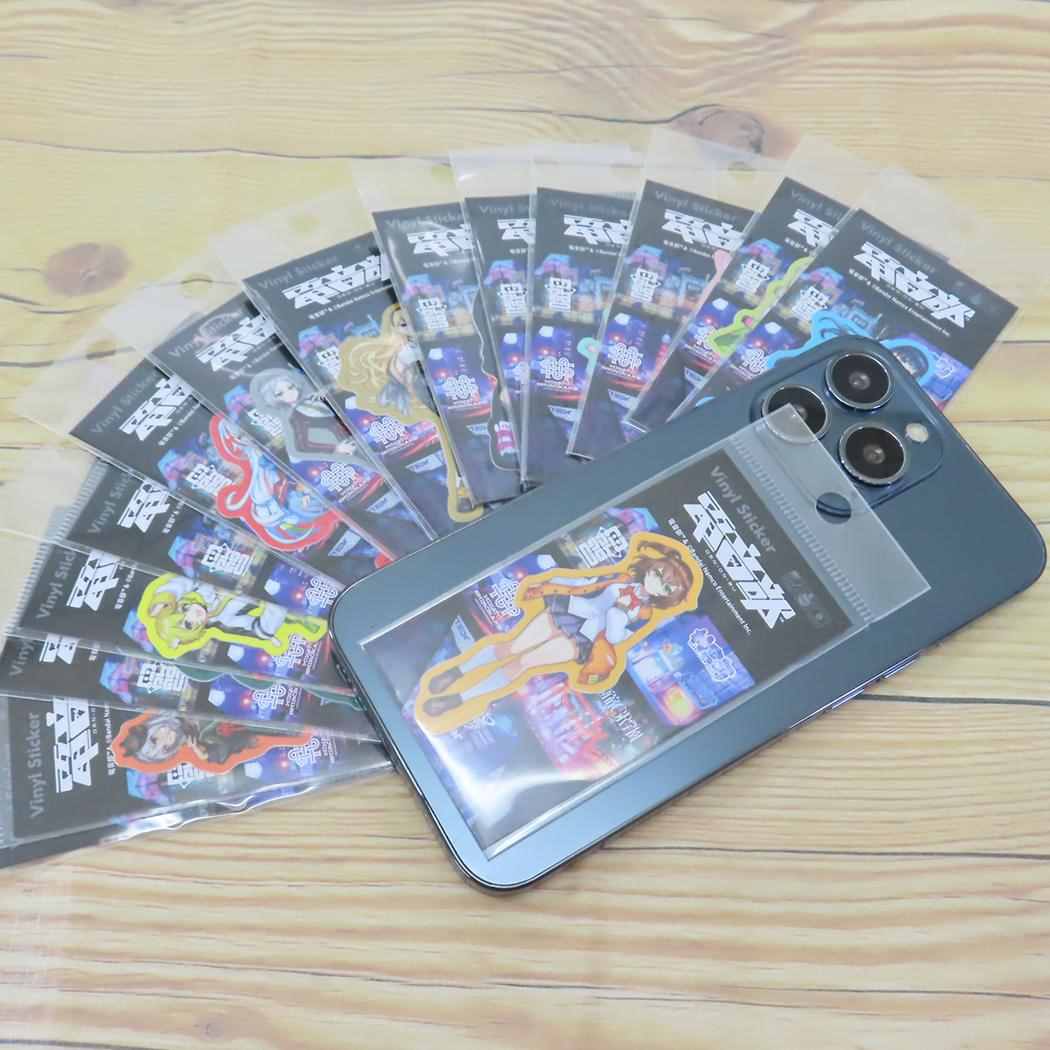 ダイカットステッカー ダイカットシール 電音部 ハラジュクエリア 水上 雛 ゼネラルステッカー 耐水耐光 デコステッカー メール便可