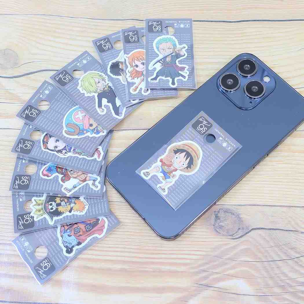 ダイカットミニステッカー ビニールシール ワンピース フランキー SD 少年ジャンプ ゼネラルステッカー 耐水耐光 デコステッカー アニメメール便可