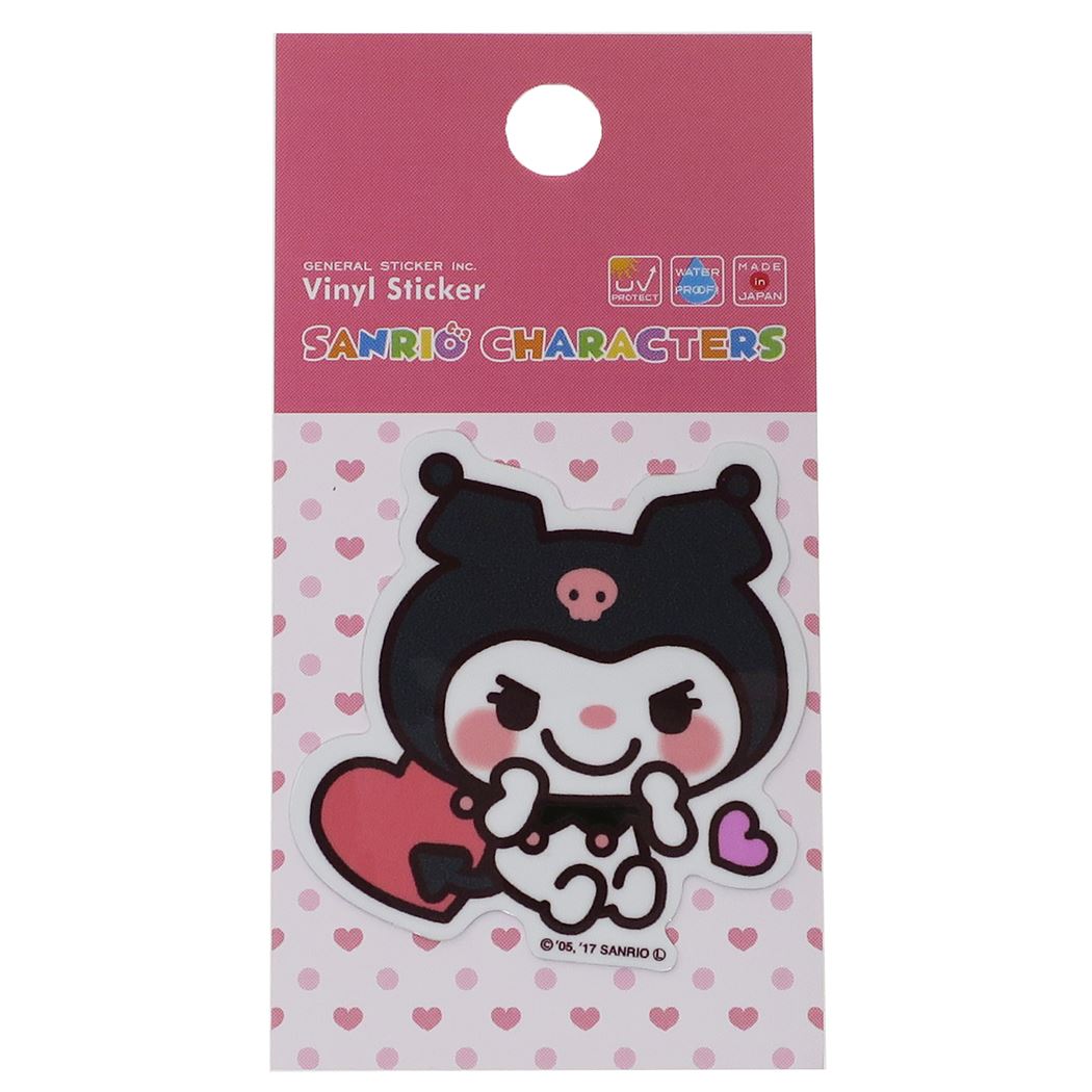 ダイカットミニシール ミニシール クロミ ゆるかわ サンリオ ゼネラルステッカー DECOシール かわいい メール便可