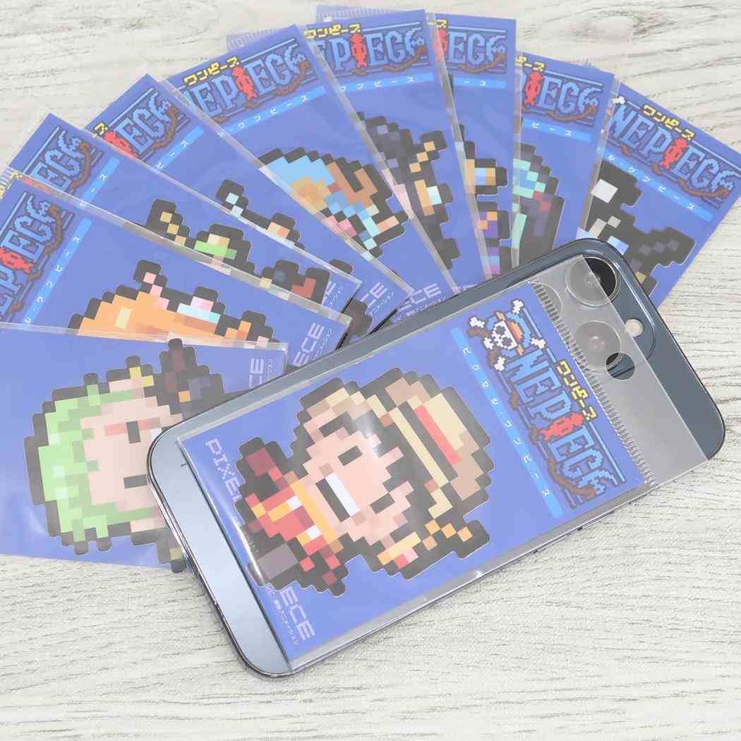 ビニールステッカー ダイカットシール ワンピース ピクセル ロビン エッグヘッドver 少年ジャンプ ゼネラルステッカー デコステッカー 耐水耐光 アニメメール便可