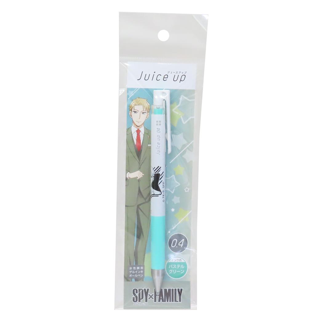 ジュースアップ 0.4 JUICE UP ボールペン スパイファミリー SPY FAMILY ロイド 少年ジャンプ ヒサゴ ゲルインク ノック式 新学期準備文具 アニメ