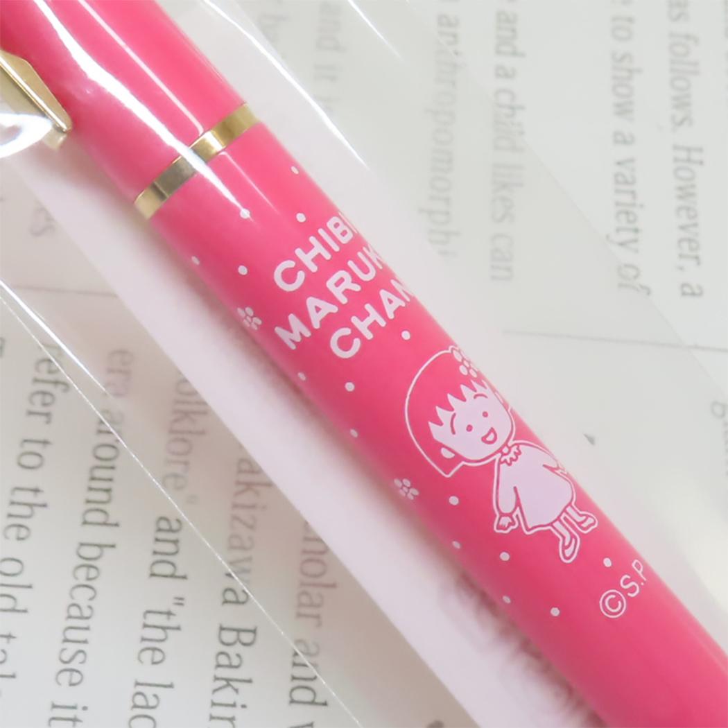 マッハボールインク 0.5 ボールペン ちびまる子ちゃん お花 さくらももこ ヒサゴ 新学期準備文具 アニメメール便可