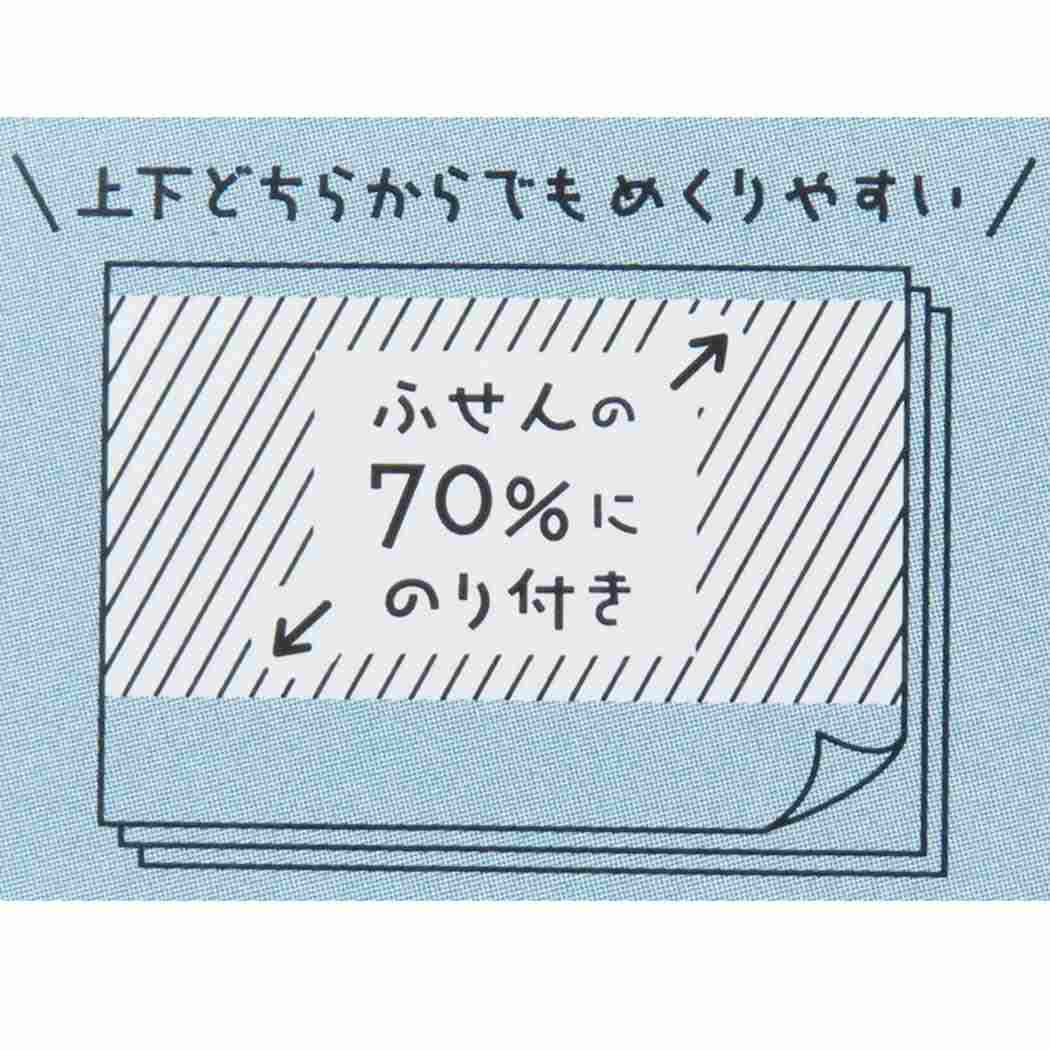 しっかり貼れるピタふせん L 厚口タイプ 付せん トコロコムギ 猛ダッシュアヒルにゃんこ ヒサゴ メッセージカード ギフト かわいい メール便可
