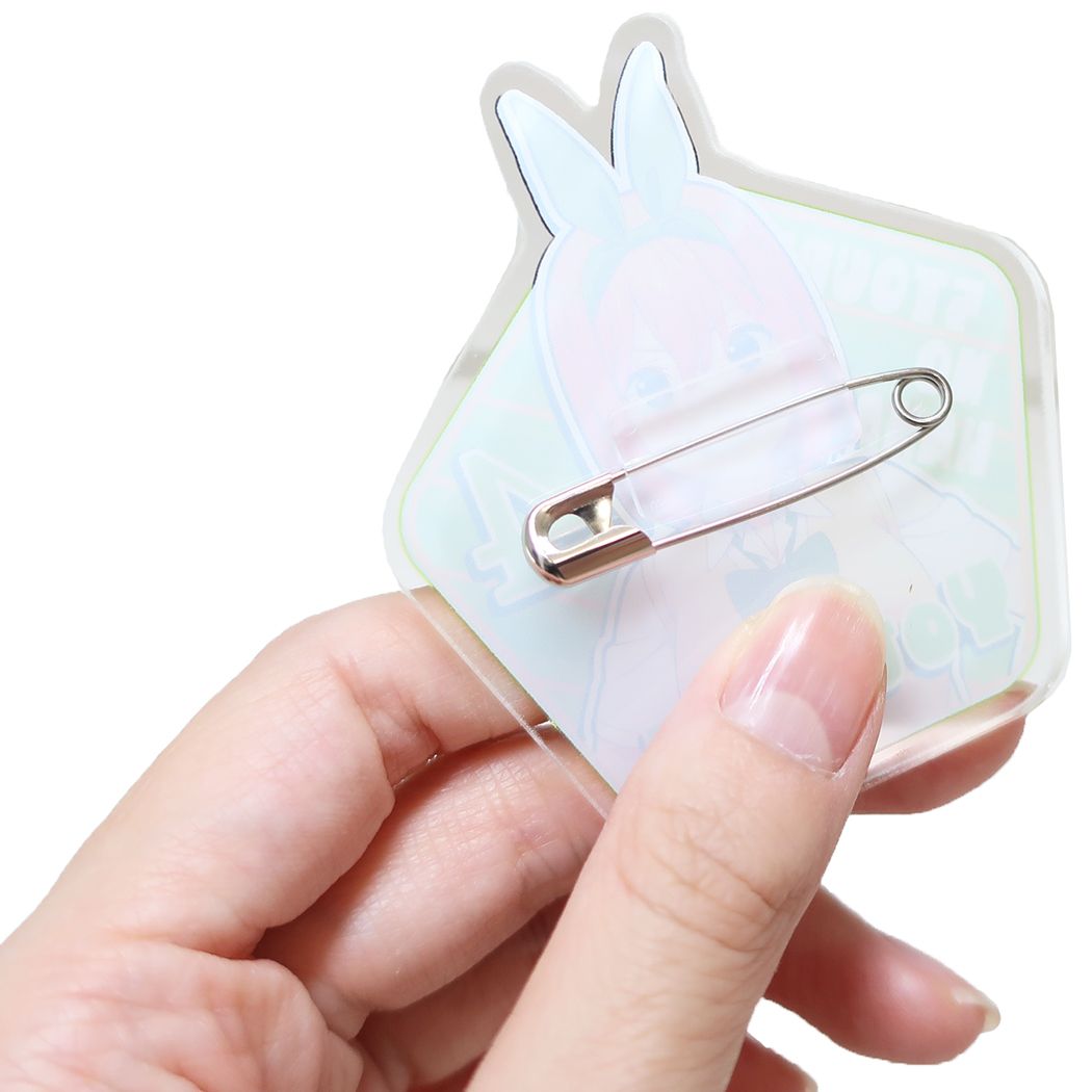 アクリルバッジ 缶バッジ 五等分の花嫁 中野 四葉 A バンダイ コレクション雑貨 アニメメール便可
