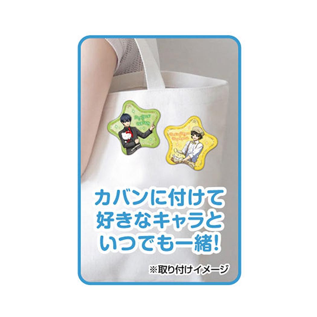 Hoshi-CANバッジ Vol.2 全8種 缶バッジ ブルーロックxサンリオキャラクターズ サンリオ バンダイ コレクション雑貨 少年マガジン メール便可