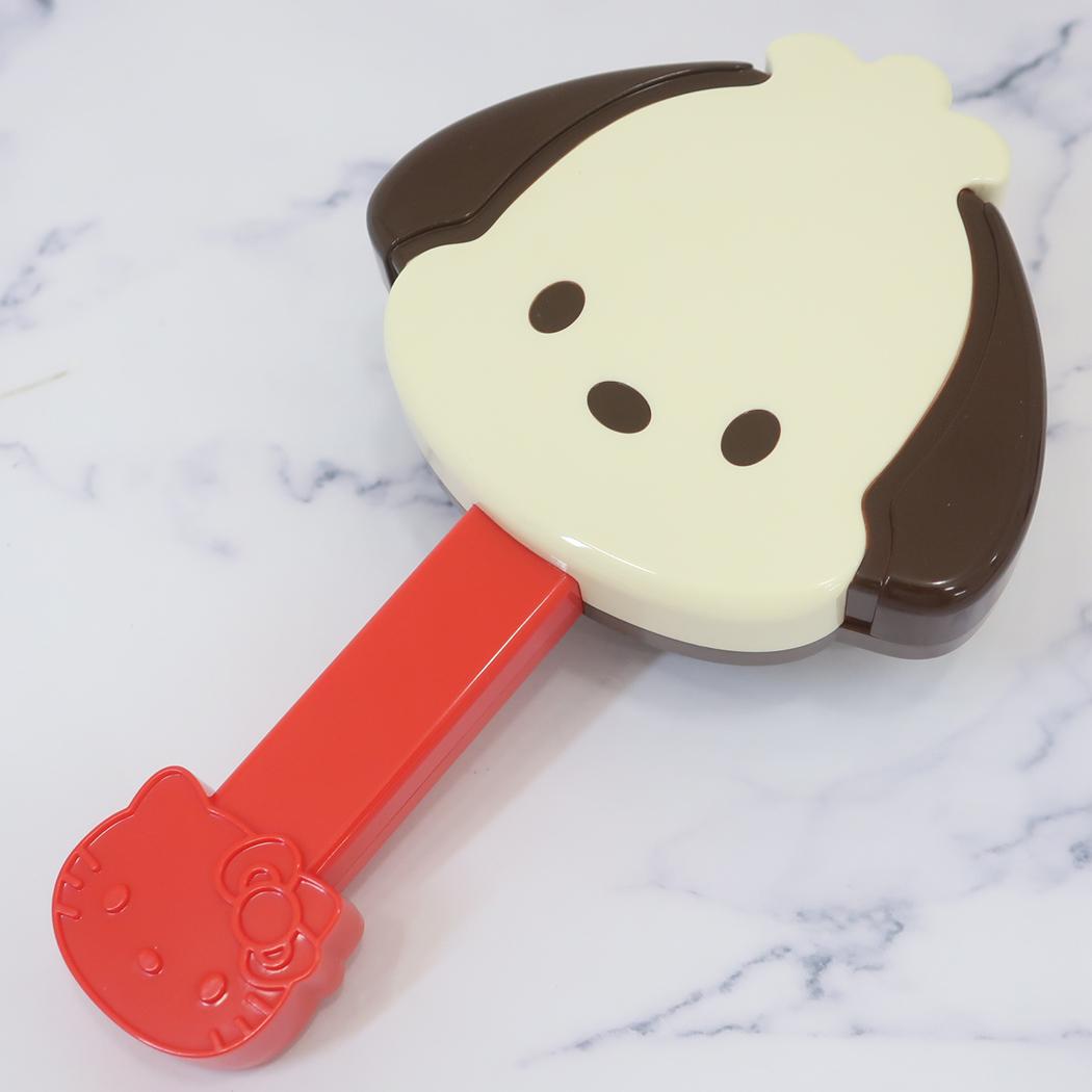 ダイカット ヘアーブラシ ヘアブラシ ポチャッコ サンリオキャラクターズチョコレート サンリオ バンダイ プレゼント かわいい