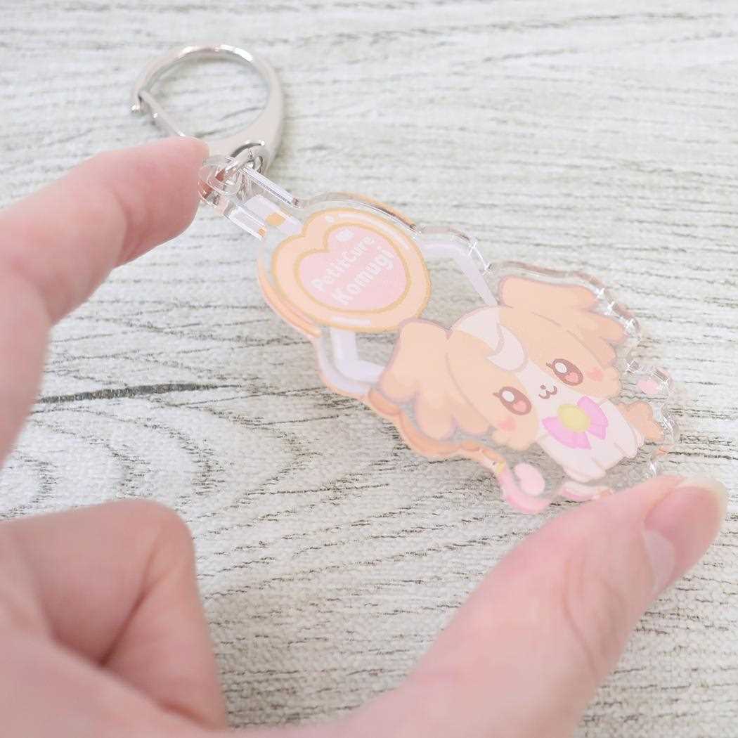 アクリルキーホルダー キーリング ぷちきゅあ ぷちきゅあこむぎ プリキュア バンダイ アクキー アニメメール便可