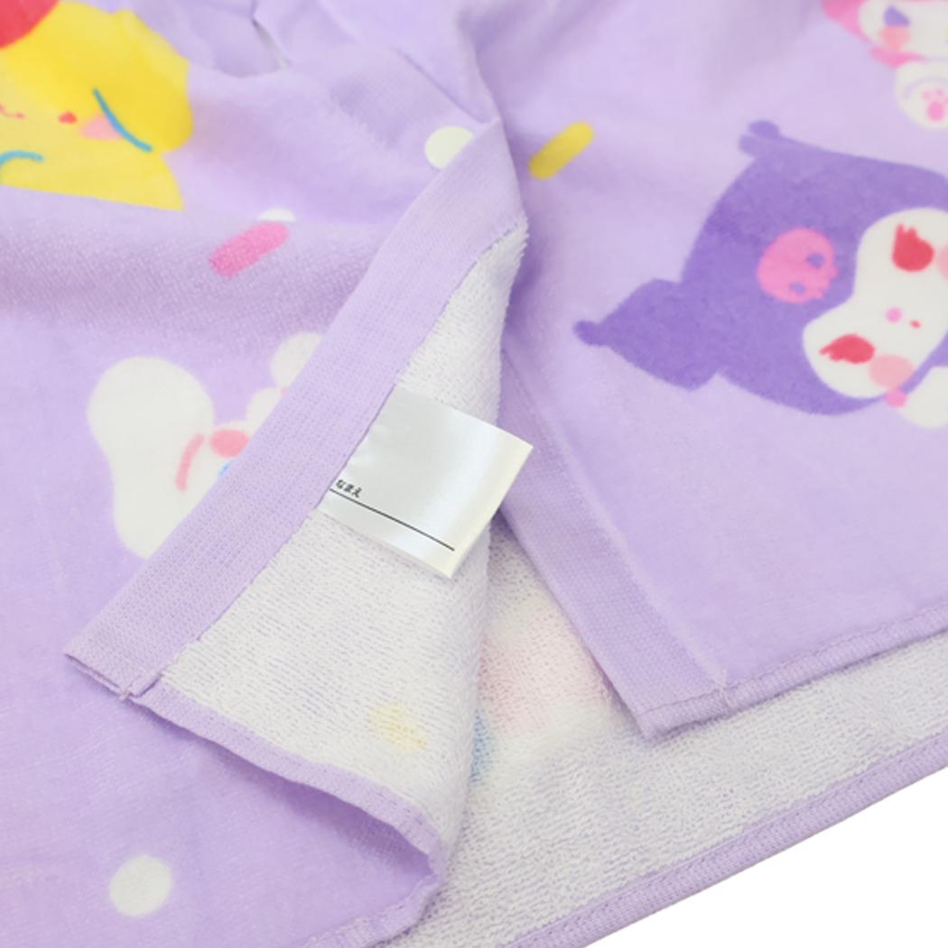 サンリオキャラクターズ ラップタオル マキタオルM寸 60cm丈巻き巻きタオル ぷにきゅきゅ Sanrio 海プール 着替えタオル キャラクター グッズ シネマコレクション