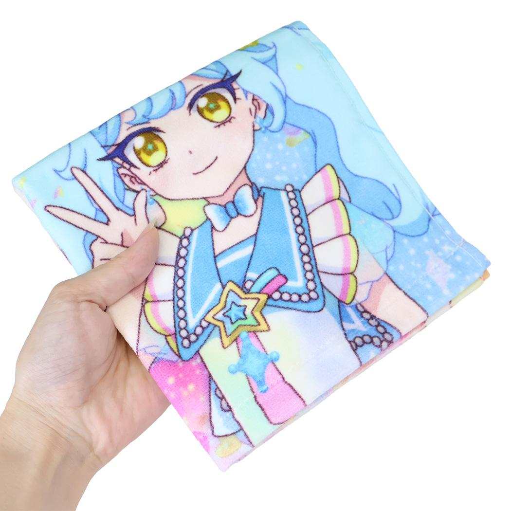おねがいアイプリ ハンドタオル プリントウォッシュタオル いのり&あおい