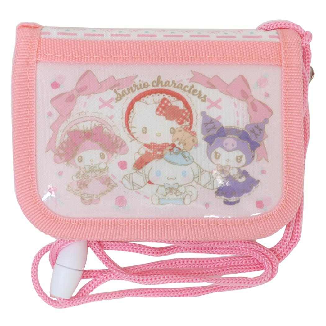 サンリオキャラクターズ 子供用財布 キッズウォレット ミックスピンク サンリオ アイプランニング 子ども こども プレゼント キャラクター グッズ メール便可 シネマコレクション