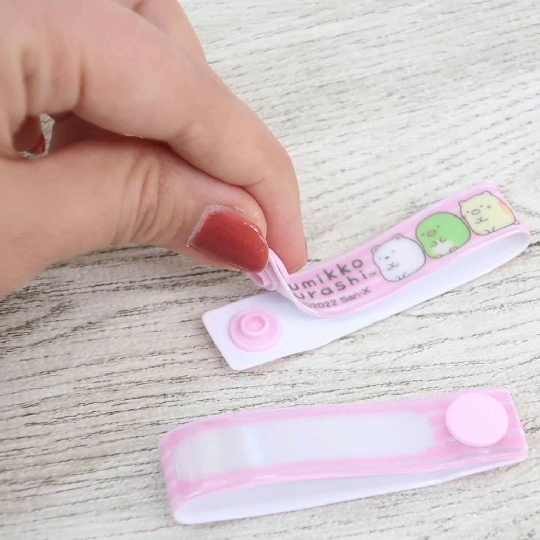ネームタグ 名札 すみっコぐらし ピンク 新入学 サンエックス アイプランニング 入園 新学期準備 目印 メール便可