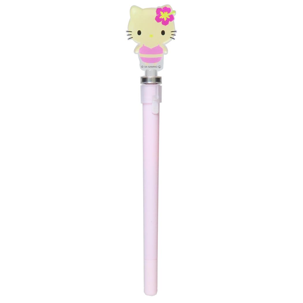 ハローキティ ボールペン アクリルスピンゲルペン 水着 サンリオ アイプランニング ゲルインクペン キャラクター グッズ メール便可 シネマコレクション