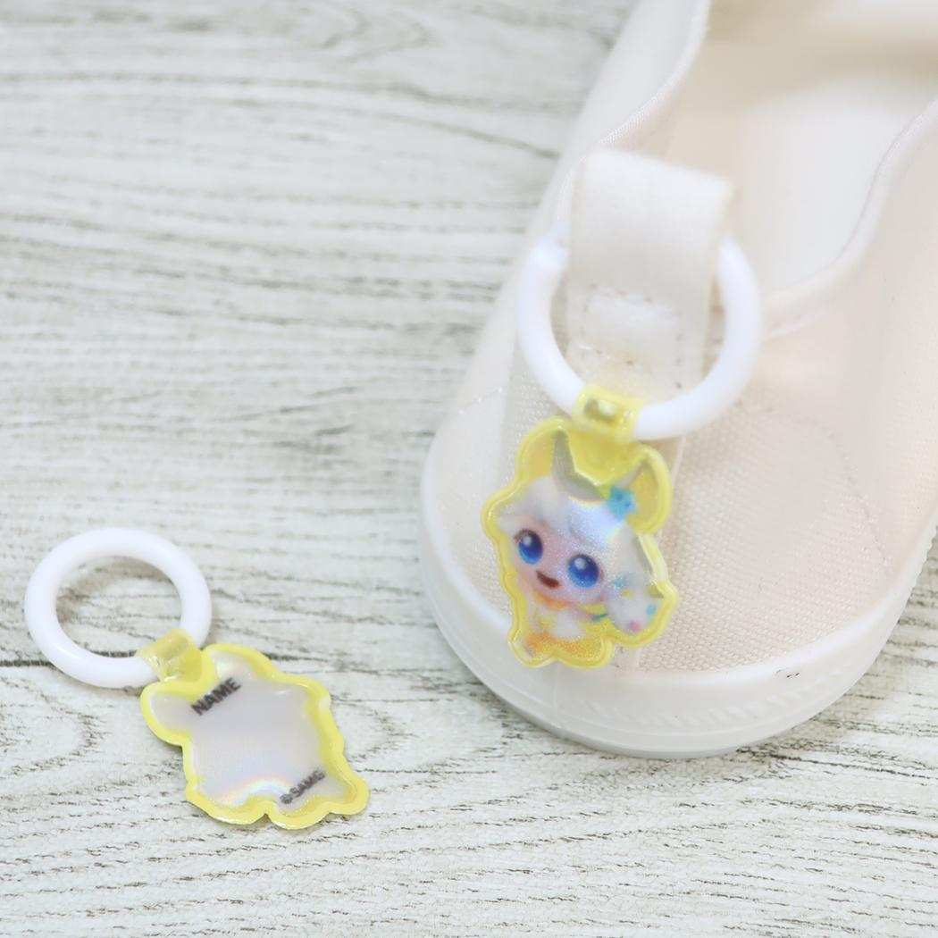 シューズタグ 靴用名札 シークレットキャッチ!ティニピン ソソピン アイプランニング 入園 新学期準備 目印 上履き 上靴 くつの名札 メール便可